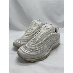 Nike Air Max 97 Triple White Wolf Gray Swoosh Size 8.5 8 1/2